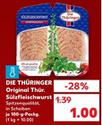 Original Thür. Sülzfleischwurst von Die Thüringer im aktuellen Kaufland Prospekt für 1,00 €