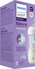 Babyflasche Natural Response AirFreeVentil weiß/Elefant, von Geburt an, 260ml von Philips AVENT im aktuellen dm-drogerie markt Prospekt