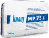 Maschinenputzgips MP 75 L im OBI Prospekt Maschinenputzgips MP 75 L von Knauf im aktuellen OBI Prospekt für 9,49 €
