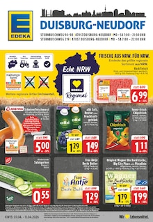 EDEKA Prospekt der Woche "Aktuelle Angebote" Seite 1, 07.04.2026 bis 11.04.2026 für Duisburg Aktueller EDEKA Prospekt "Aktuelle Angebote" Seite 1 von 24 Seiten für Duisburg