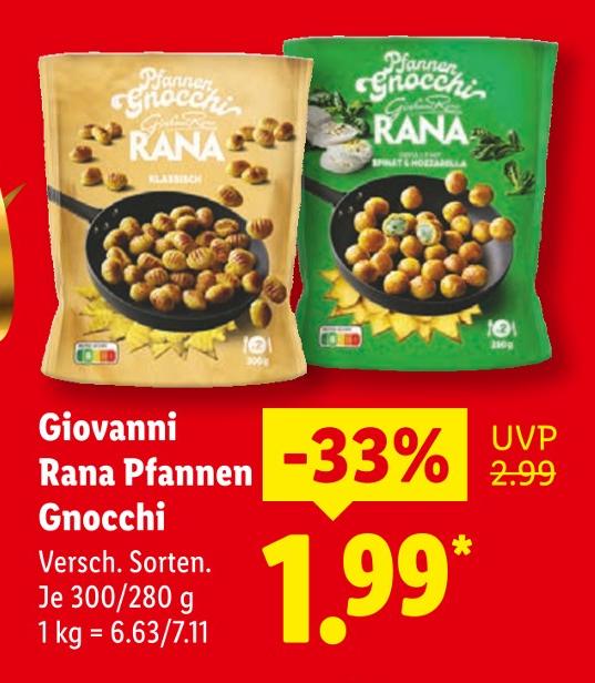 Pfannen Gnocchi Spinat & Mozzarella