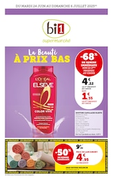 Prospectus Bi1 à Saulieu, "La beauté À PRIX BAS", 36 pages, 24/06/2025 - 06/07/2025