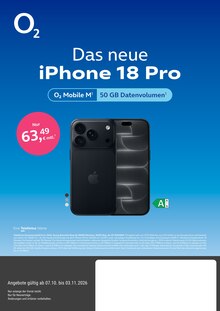 Handy im aktuellen aetka Prospekt (Krefeld) Handy im aetka Prospekt "Das neue iPhone 18 Pro" mit 2 Seiten (Krefeld)