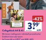 Collegeblock A4 Angebote bei ALDI SÜD Göppingen für 3,99 €