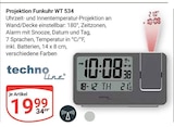 Projektion Funkuhr WT 534 im aktuellen Prospekt bei GLOBUS in Ottengrün