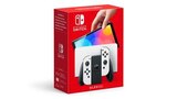 Nintendo Switch (modèle OLED) avec station d’accueil et manettes Joy-Con blanches - Nintendo dans le catalogue Fnac