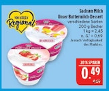 Unser Buttermilch-Dessert Erdbeere im Angebot bei Marktkauf in Leipzig Unser Buttermilch-Dessert Erdbeere Angebote von Sachsen Milch bei Marktkauf Leipzig für 0,49 €