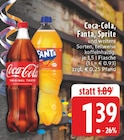 Aktuelles Coca-Cola, Fanta, Sprite Angebot bei E center in Gladbeck ab 1,39 €