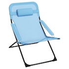 Faltstuhl im POCO Prospekt Outsunny Klappstuhl blau Edelstahl B/H/L: ca. 91x69x96 cm im aktuellen POCO Prospekt für 36,99 €