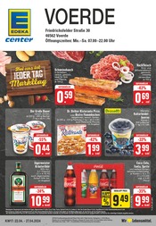 Aktueller E center Supermarkt Prospekt in Wesel und Umgebung, "Aktuelle Angebote" mit 28 Seiten, 22.04.2024 - 27.04.2024