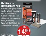 Scheinwerfer-Restaurations-Kit im Angebot bei V-Markt in Regensburg Scheinwerfer-Restaurations-Kit Angebote von Quixx bei V-Markt Regensburg für 14,99 €