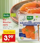 Bio Räucherlachs im Angebot bei Netto Marken-Discount in Oberhausen Bio Räucherlachs Angebote von BioBio bei Netto Marken-Discount Oberhausen für 3,99 €