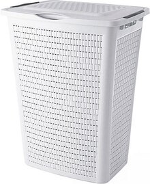 Panier à linge blanc 40l - Géant Casino à Aulnay-sous-Bois Panier à linge blanc 40l en promo chez Géant Casino Aulnay-sous-Bois à 10,90 €