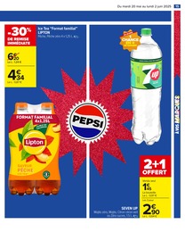 Prix et réduction Lipton dans le prospectus Carrefour en cours Offre Lipton dans le catalogue Carrefour du moment à la page 17