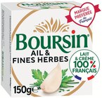 2 achetés = le 3ème offert sur la gamme de fromage BOURSIN - BOURSIN dans le catalogue Supermarchés Match