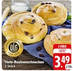 Hefe-Rosinenschnecken bei EDEKA im Westerngrund Prospekt für 3,49 €