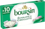 Fromage échalote & ciboulette 10 portions - BOURSIN dans le catalogue Netto