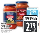 Pasta-Saucen-Spezialität im Angebot bei EDEKA in Straubing Pasta-Saucen-Spezialität Angebote von Barilla bei EDEKA Straubing für 2,79 €