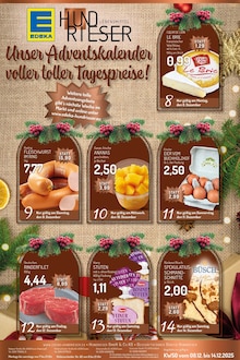EDEKA Prospekt der Woche "Aktuelle Angebote" Seite 1, 08.12.2025 bis 13.12.2025 für Essen Aktueller EDEKA Prospekt "Aktuelle Angebote" Seite 1 von 8 Seiten für Essen