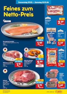 Schweinefleisch im Netto Marken-Discount Prospekt "Aktuelle Angebote" mit 70 Seiten (Fürth)