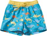 Badehose mit Dino-Muster, blau, Gr. 98/104 Angebote von PUSBLU bei dm-drogerie markt Detmold für 8,90 €