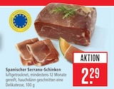 Spanischer Serrano-Schinken Angebote bei Marktkauf Fellbach für 2,29 €