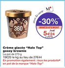 Crème glacée gooey brownie - Halo Top en promo chez Monoprix Toulouse à 5,24 €
