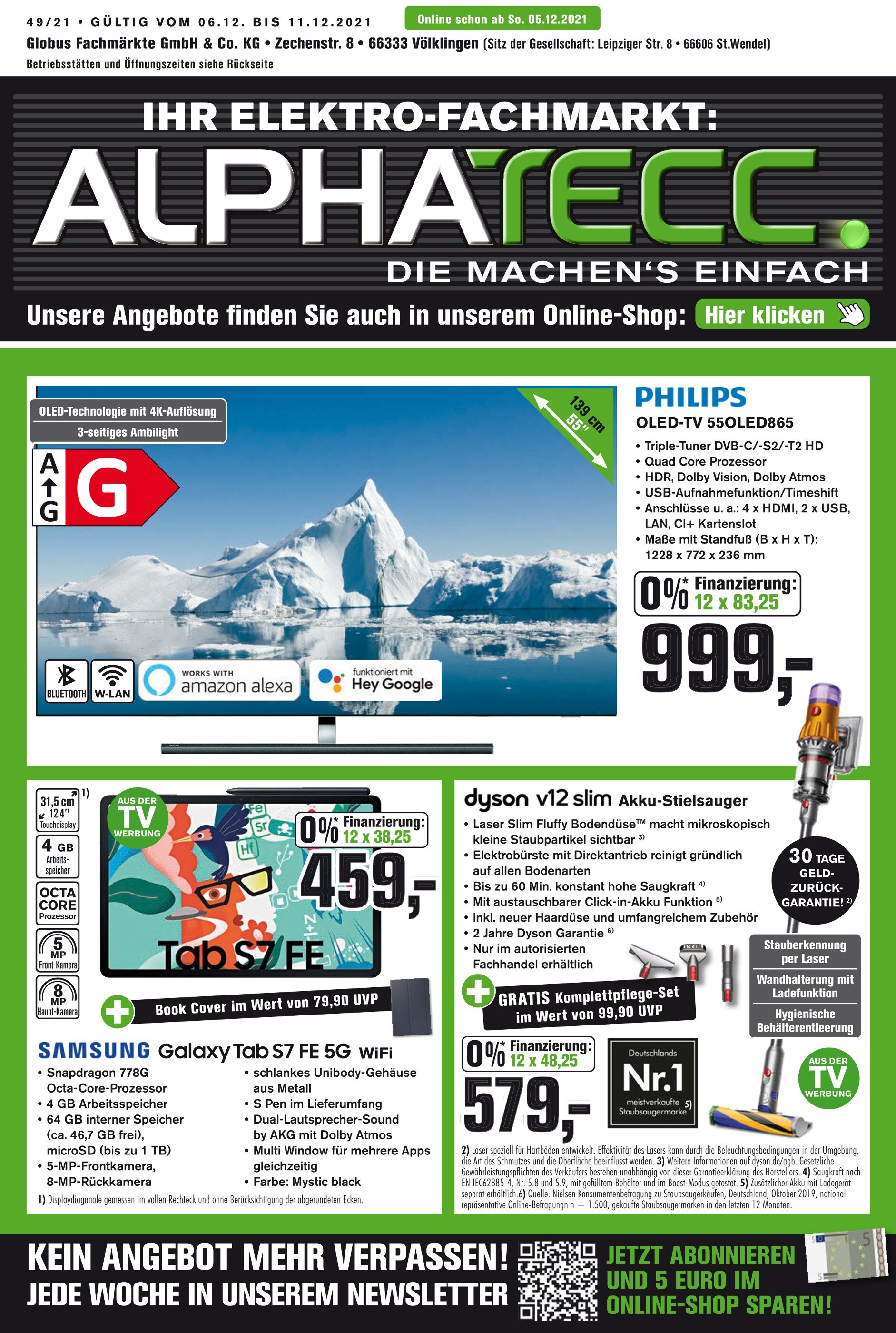 ALPHATECC. Prospekt für Ludwigsburg mit 12 Seiten ALPHATECC. Prospekt für Ludwigsburg: "Top Angebote", 12 Seiten, 05.12.2021 - 11.12.2021