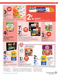 Prix et réduction Saumon Fumé dans le prospectus E.Leclerc en cours Offre Saumon Fumé dans le catalogue E.Leclerc du moment à la page 3