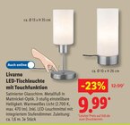 LED-Tischleuchte mit Touchfunktion im Lidl Prospekt LED-Tischleuchte mit Touchfunktion von Livarno im aktuellen Lidl Prospekt für 9,99 €