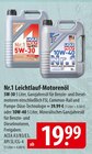 Liqui Moly Nr.1 5W-30 Leichtlauf-Motorenöl Angebote bei famila Nordost Celle für 19,99 €