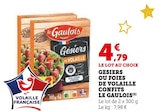 Super U Chaumontel - Promo Gésiers de volaille confits Promo Gésiers de volaille confits à 4,79 € dans le catalogue Super U à Chaumontel