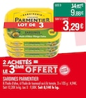 Sardines - Parmentier en promo chez Supermarchés Match Roubaix à 9,88 €