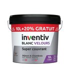 PEINTURE MUR/PLFD COUVRANT VEL. 10L+20% - INVENTIV à 54,90 € dans le catalogue Mr.Bricolage