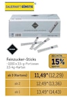 Feinzucker-Sticks Angebote von RIOBA bei Metro Hofheim für 14,43 €