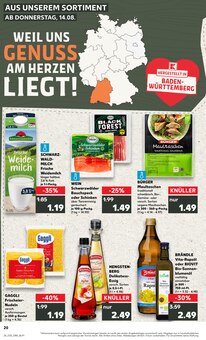 Nudeln im aktuellen Kaufland Prospekt (Pforzheim) Nudeln im Kaufland Prospekt "KNÜLLER" mit 58 Seiten (Pforzheim)