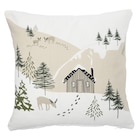 Kissenhülle im weihnachtlichen Design im aktuellen Ernstings family Prospekt