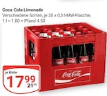 Coca-Cola Limonade im Angebot bei GLOBUS in Glauchau Coca-Cola Limonade Angebote bei GLOBUS Glauchau für 17,99 €