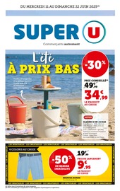 Prospectus Super U "Super U" en cours à Besançon, Page 1 Catalogue Super U en cours à Besançon, "Super U", Page 1
