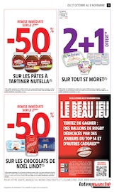 Promos Nutella dans le catalogue "Intermarché" de Intermarché Express Nutella en promo dans le catalogue Intermarché Express à la page 3