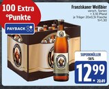 Weißbier im Angebot bei EDEKA in Augsburg Weißbier Angebote von Franziskaner bei EDEKA Augsburg für 12,99 €