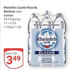 Klassik Angebote von Rheinfels Quelle bei GLOBUS Nettetal für 3,49 €