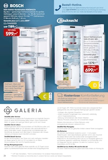 Kühlschrank im Galeria Prospekt "Aktuelle Angebote" mit 36 Seiten (Sindelfingen)