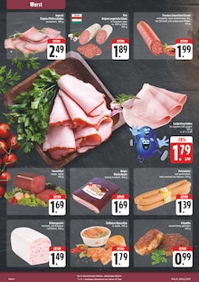 Wurst im aktuellen EDEKA Prospekt (Chemnitz) Wurst im EDEKA Prospekt "Wir lieben Lebensmittel!" mit 28 Seiten (Chemnitz)