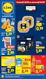 Catalogue Lidl à Châtillon-sur-Seine, avec 75 pages Prospectus Lidl à Châtillon-sur-Seine, "Le vrai prix des bonnes choses", 75 pages, 18/09/2025 - 24/09/2025