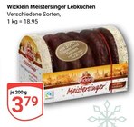 Meistersinger Lebkuchen Angebote von Wicklein bei GLOBUS Ludwigshafen für 3,79 €