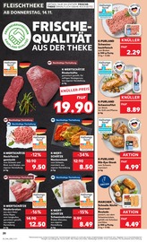 Aktueller Kaufland Prospekt mit Schweinefleisch, "Aktuelle Angebote", Seite 20