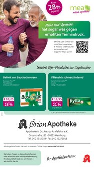 Aktueller mea - meine apotheke Prospekt "Unsere September-Angebote" Seite 1 von 4 Seiten für Hamburg