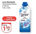 Weichspüler im Angebot bei GLOBUS in Speyer Weichspüler Angebote von Lenor bei GLOBUS Speyer für 1,99 €