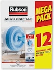 Pack de 12 recharges de tablettes aero 360° neutre - RUBSON en promo chez Super U Dijon à 27,59 €